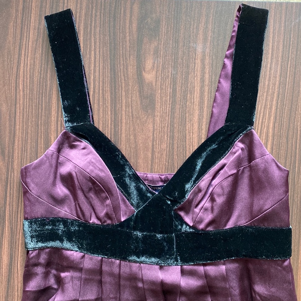 Women’s Purple Silk Dress from Banana Republic